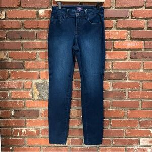 NYDJ women's jeans leggings dark wash size 6‎ stretch USA made